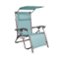 Bliss - Gravity Free Beach Chair w/ Pillow & Canopy - Sea Glass-Front_Standard