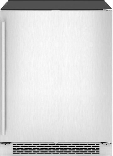 Zephyr - 5.11 Cu. Ft. Brisas 24 in. 8-Bottle and 98-Can Built-in Single Zone Beverage Cooler - Stainless Steel