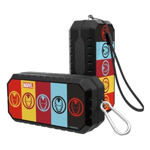 Keyscaper - Marvel Sigil Bluetooth Speaker - Iron Man-Front_Standard 