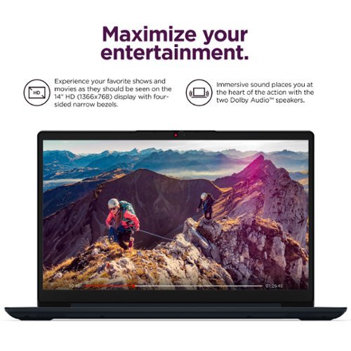 Lenovo IdeaPad 1 14 HD Laptop - Intel Celeron N4020 - 4GB Memory with 128GB eMMC Storage - Abyss Blue HOW TO BUY