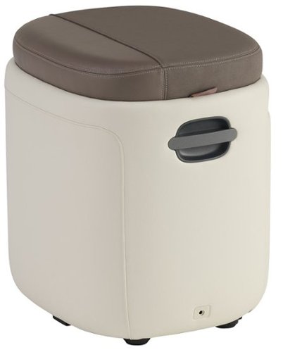 Human Touch Reveal Ottoman Massager - Cream GLOBAL SHIPPING