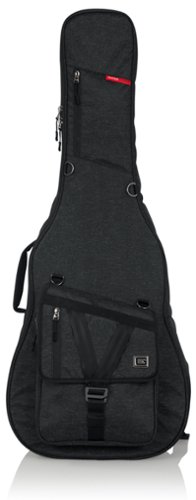 Gator Cases - Transit Acoustic Guitar Gig Bag - Charcoal-Front_Standard 