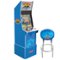 Arcade1Up - Street Fighter II Big Blue Arcade with Stool, Riser, Lit Deck & Lit Marquee-Front_Standard