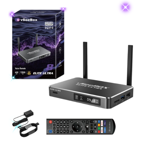 vSeeBox - ELITE ULTRA - Black-Front_Standard 