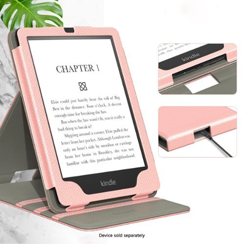 SaharaCase Indy Series Vertical Folio Case for Amazon Kindle Paperwhite (2024) and Colorsoft - Pink WHERE TO BUY