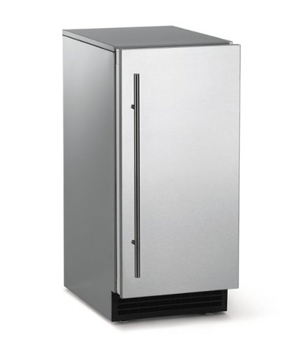 Scotsman - 35 lb Built-in Panel Ready Indoor Gourmet Top Hat Clear Ice Machine with Pump - Custom Panel Ready