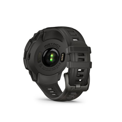 Garmin Instinct Crossover AMOLED GPS Smartwatch 47 mm Fiber-reinforced Polymer - Charcoal with charcoal silicone band - (2025) BUY IN EUROPE