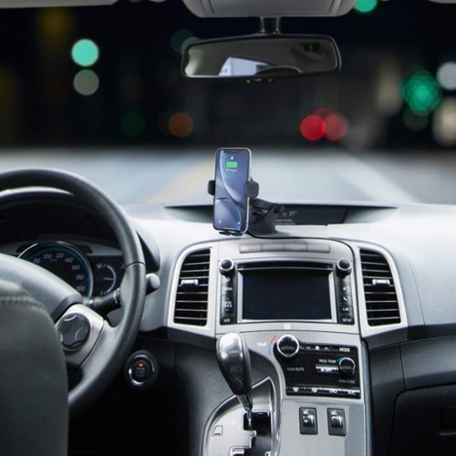 iOttie Easy One Touch 2 Wireless Fast Charge Universal Dash/Windshield Mount for Mobile Phones - Black WHERE TO BUY