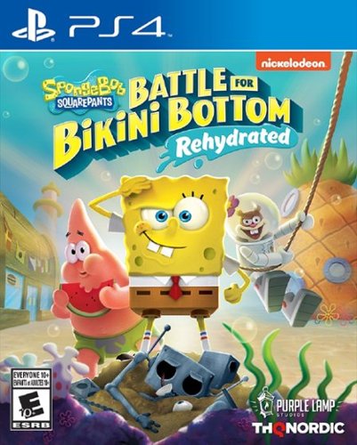 SpongeBob SquarePants: Battle for Bikini Bottom - Rehydrated - PlayStation 4, PlayStation 5-Front_Standard 