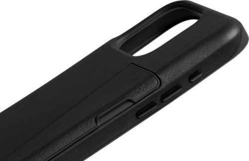 Bellroy iPhone 16 Pro Leather Phone Case - 3 Card - Black WORLDWIDE DELIVERY