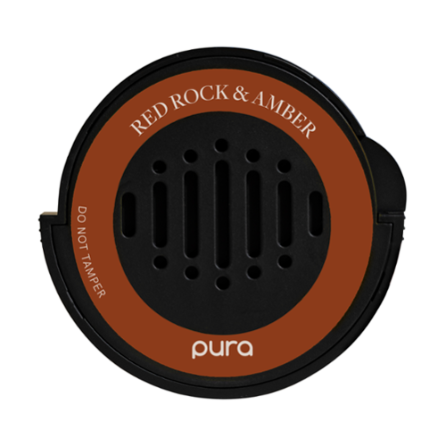 Pura - Red Rock & Amber Car Fragrance Refill - Red