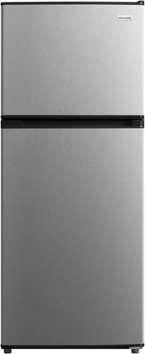 Frigidaire - 12 Cu. Ft. Garage Ready Top Freezer - Fingerprint-Resistant Stainless Steel Look