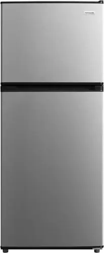 Front. Frigidaire - 12 Cu. Ft. Garage Ready Top Freezer - Fingerprint-Resistant Stainless Steel Look.