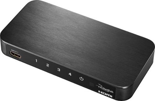 Rocketfish™ 4-Port 4K  60Hz HDMI Switch Box - Black WORLDWIDE DELIVERY