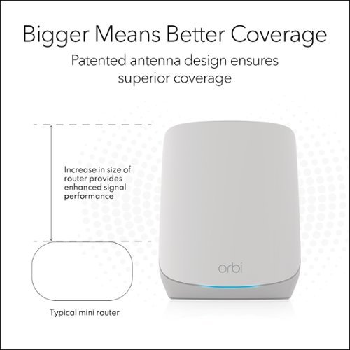 NETGEAR Orbi 750 Series AX5200 Tri-Band Mesh Wi-Fi 6 System (3-pack) - White WHERE TO BUY