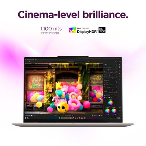 Lenovo Yoga Slim 7i Ultra Aura Edition- 14 3K 120Hz OLED Touchscreen Laptop- Core Ultra 7 355 2026- 32GB Memory- 1TB Storage - Seashell GLOBAL SHIPPING