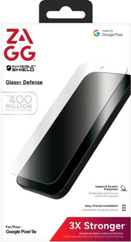 ZAGG InvisibleShield Glass+ Defense Screen Protector for Google Pixel 9a - Clear SHOP ONLINE
