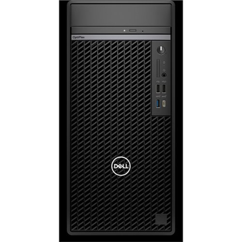 Dell - OptiPlex 7020 Tower Desktop 8GB 512GB SSD Core™ i3-14100 3.5GHz, , WIN11 Pro, New in Box - Black-Front_Standard 