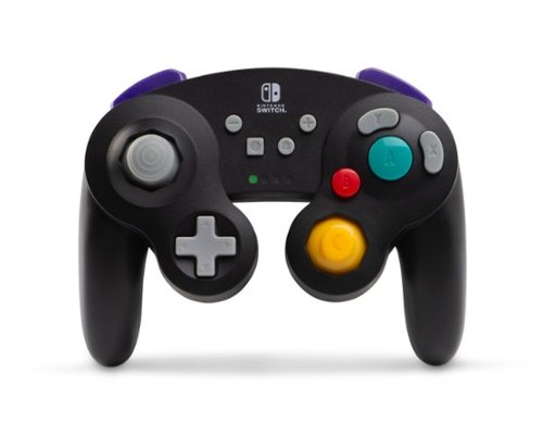 PowerA GameCube Style Wireless Controller for Nintendo Switch - Wireless: Black INTERNATIONAL SHIPPING