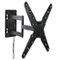 Mount-It! - Locking RV & Trailer Full-Motion TV Wall Mount for 32–55″ TVs, 77 lb, Detachable VESA - Black-Front_Standard