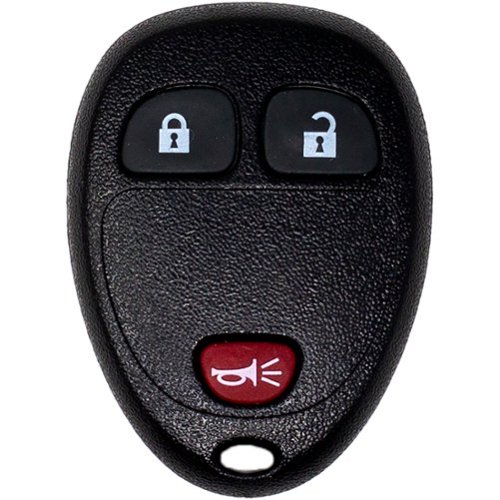 Car Keys Express Replacement GM Remote - 4 Buttons (Lock, Unlock, Panic, and Trunk) Includes Programming device - Black WORLDWIDE DELIVERY