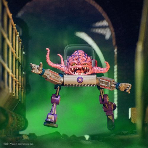 Super7 ULTIMATES! 7 in Plastic Teenage Mutant Ninja Turtles Action Figure - Krang - Multicolor GLOBAL SHIPPING