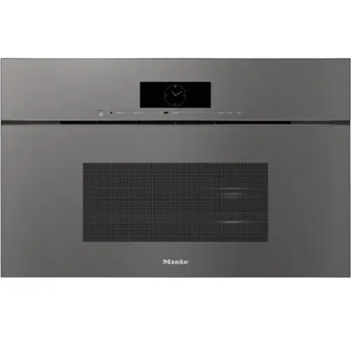 Front. Miele - DGC 7870 30" PureLine Combi-Steam Oven XL with M Touch Controls and DualSteam Technology - Graphite Grey.