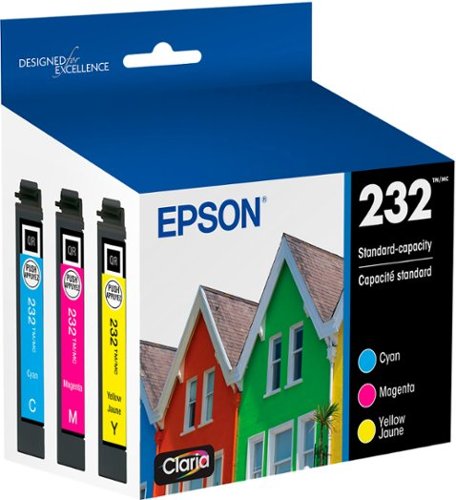 Epson - 232 Claria Ink Standard Capacity Color Combo Pack (T232520-S) - Cyan/Magenta/Yellow-Front_Standard