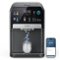 Ecozy - Nugget Ice Maker Dispenser, Smart 2-in-1 Pebble Ice Machine Countertop & Water Dispenser with App Control - Black-Front_Standard