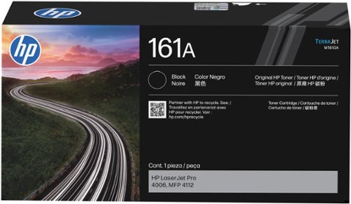 HP - 161A Standard Capacity Toner Cartridge - Black