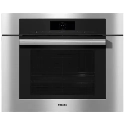 Front. Miele - DGC 7780 30" XXL MTouch Controls ContourLine Combi-Steam Oven - Clean Touch Steel.