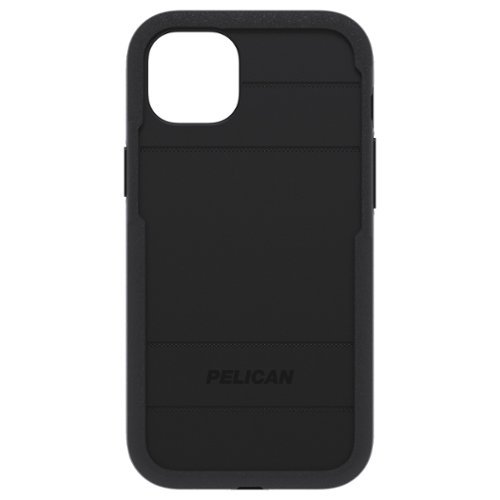 Pelican - Voyager Antimicrobial Hardshell Case for Apple iPhone 14 Plus - Black-Front_Standard 