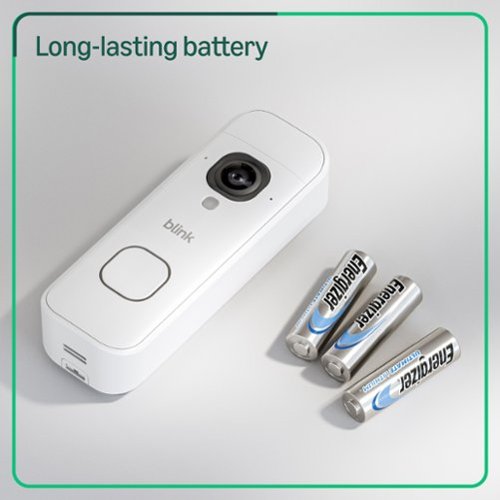 Blink Battery Doorbell 2K+ Sync Module Core included — Wireless video doorbell, 2K resolution, enhanced audio - White WORLDWIDE DELIVERY