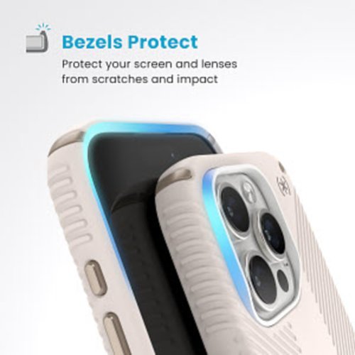 Speck Presidio2 Grip ClickLock Case with MagSafe for Apple iPhone 16 Pro - Bleached Bone BUY ONLINE