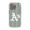 Keyscaper - MLB - Athletics Text Backdrop Clear iPhone Case - 16e - Multicolor-Front_Standard