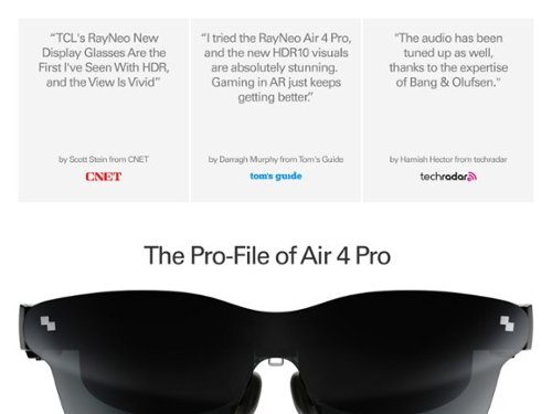 RayNeo Air 4 Pro AR/XR Smart Glasses with HDR10 Display - Black BUY IN DUBAI