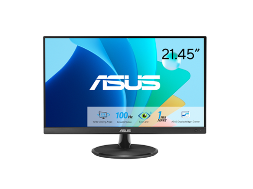 ASUS - VP227HF Gaming Monitor – 22" Full HD, 100Hz, 1ms, sRGB, Eye Care, Frameless-Front_Standard 