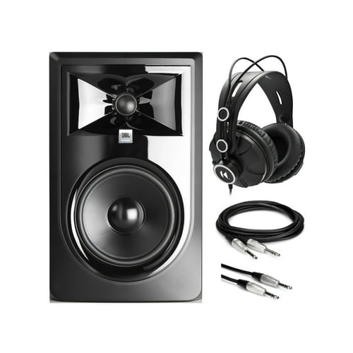 JBL 305P MKII Powered 5 Inch 2 Way Monitor with Isolation Pads