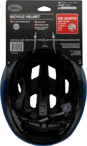 Bell Nixon Commuter Hybrid Helmet for Bike and Scooter - Youth - Blue-Grey Halftone BUY ONLINE