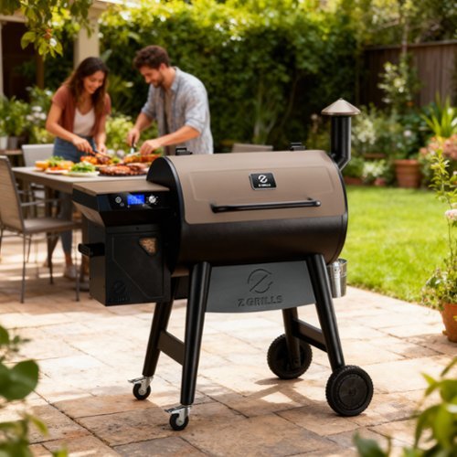 Z GRILLS Backyard Warrior 697 sq. in. Pellet Grill and Smoker with