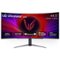 LG - UltraGear 45" OLED Curved WQHD 240Hz 0.03ms FreeSync and NVIDIA G-SYNC Compatible Gaming Monitor with HDR400 - Black-Front_Standard