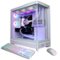 CyberPowerPC - Gaming Desktop - Intel Core Ultra 7 270K Plus - NVIDIA GeForce RTX 5060 Ti 8GB - 16GB DDR5 - 1TB PCIe 4.0 SSD - White-Front_Standard