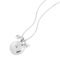 InvisaWear - Smart Jewelry - Personal Safety Device - Star Burst Charm Necklace - 911 and ADT Features - Silver-Angle_Standard