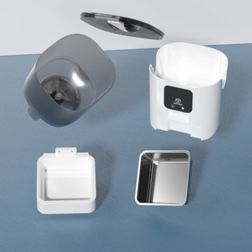 RCA Smart Pet Feeder - White / Black GLOBAL SHIPPING