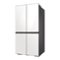 Samsung - 23 cu. ft. Smart Counter Depth BESPOKE 4-Door Flex Refrigerator with Customizable Panel Colors - White-Alt_View_Standard_24