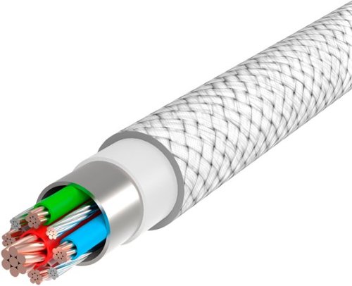 Nimble Powerknit 1M USB C to C Cable - White GLOBAL SHIPPING