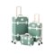 Circus Cirle - 3-Piece Vintage Luggage Set Embossed Mint - Green-Front_Standard