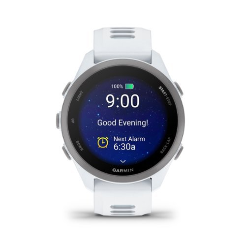 Garmin Forerunner 170 GPS Smartwatch 43 mm Fiber-Reinforced polymer - Whitestone/Cloud Blue - (2026) WHERE TO BUY