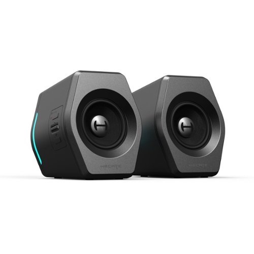 Edifier - G2000 II 2.0 Bluetooth Gaming Speakers with RGB Lighting (2-Piece) - Space Gray