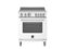 Bertazzoni - 30" Master Series range - Electric oven - 4 induction zones - Matte White-Front_Standard